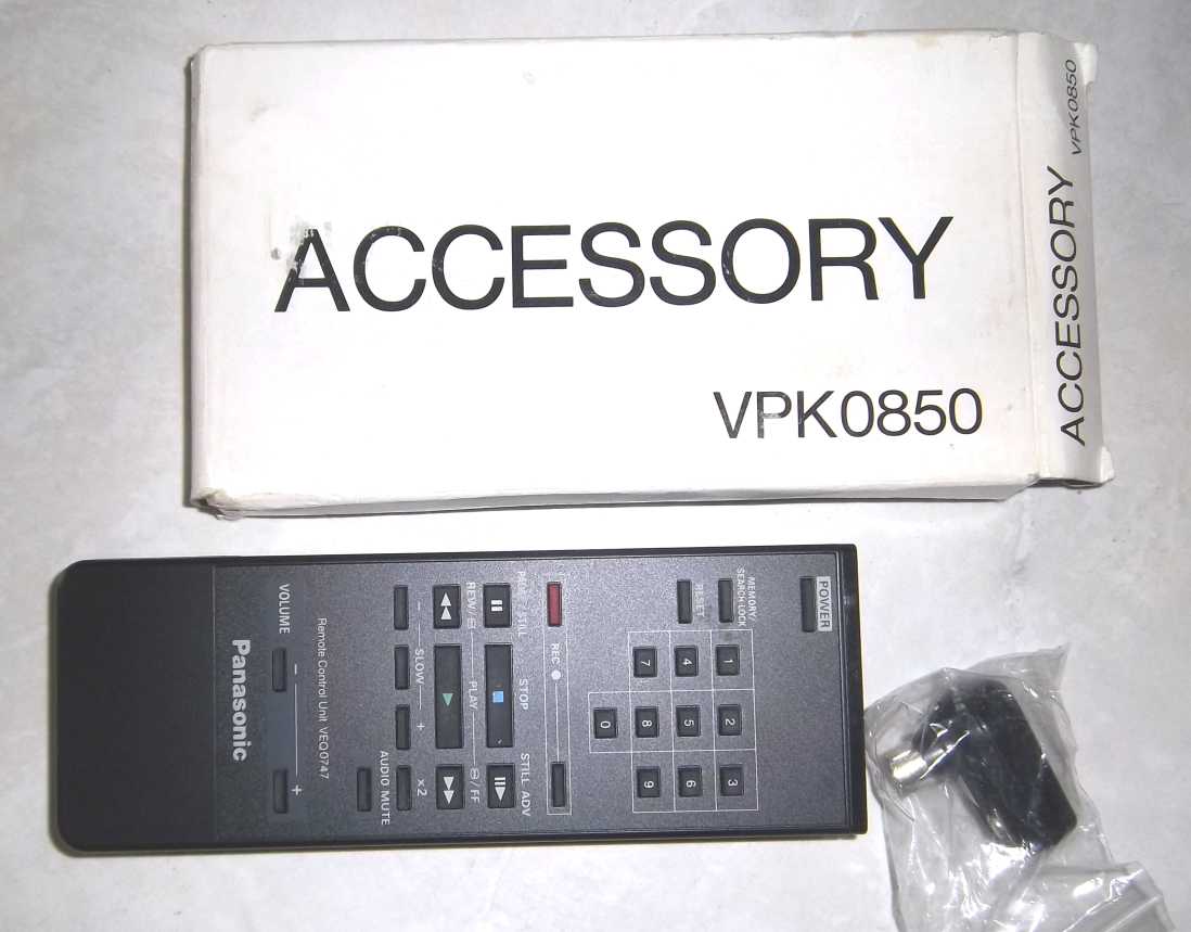 New remote control for panasonic AG-560 remote controls